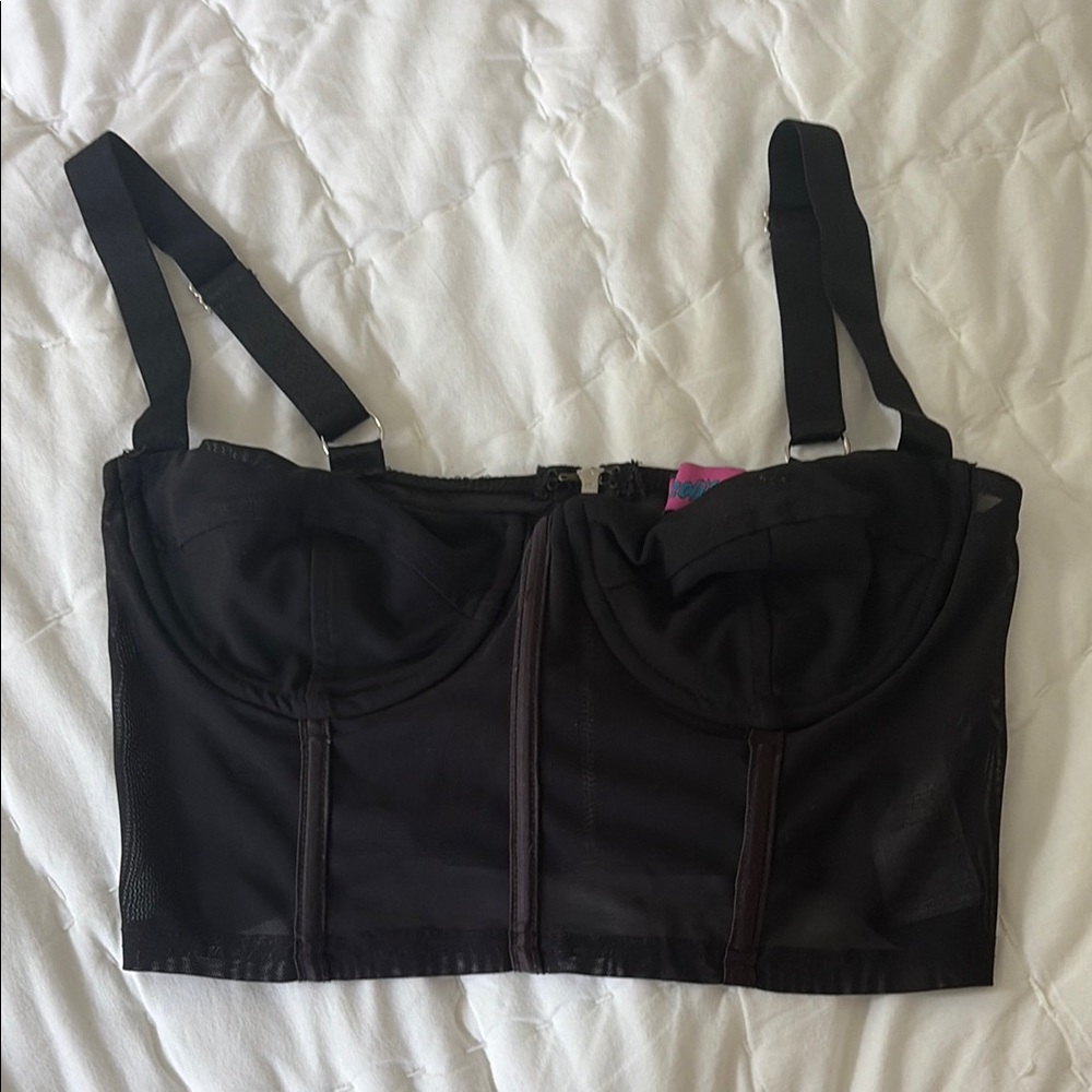Edikted Black Corset Top